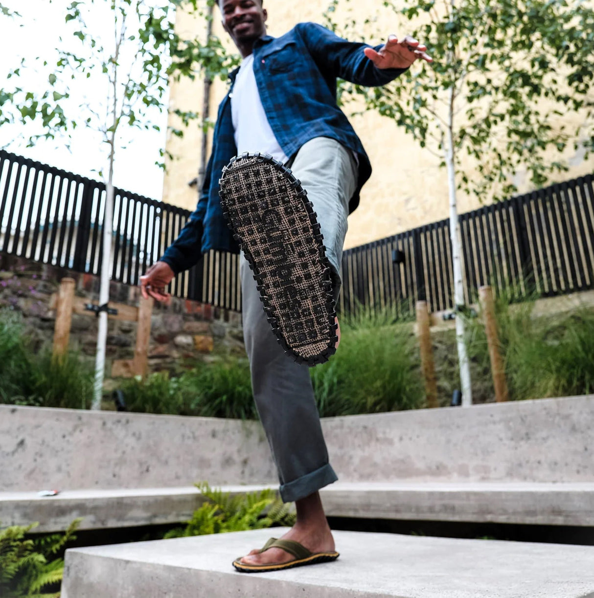 Gumbies ISLANDER Unisex Flip-Flops Classic Khaki