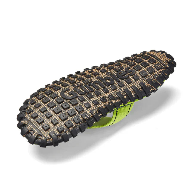 Gumbies ISLANDER Unisex Flip-Flops Lime Hibiscus