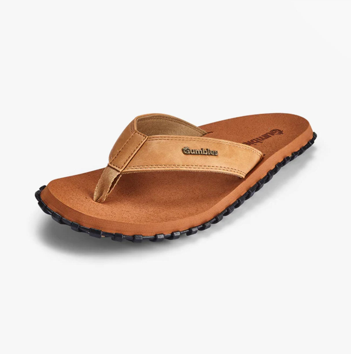 Gumbies VEGOVERT Unisex Flip-Flops Tan