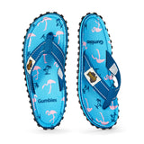 Gumbies ISLANDER Womens Cotton Flip Flops Flamingo