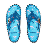 Gumbies ISLANDER Womens Cotton Flip Flops Flamingo