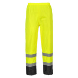 Portwest Hi-Vis Contrast Classic Rain Trousers