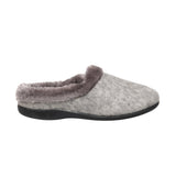 HOS Comfort SOPHIE Womens Textile Knit Mules Grey