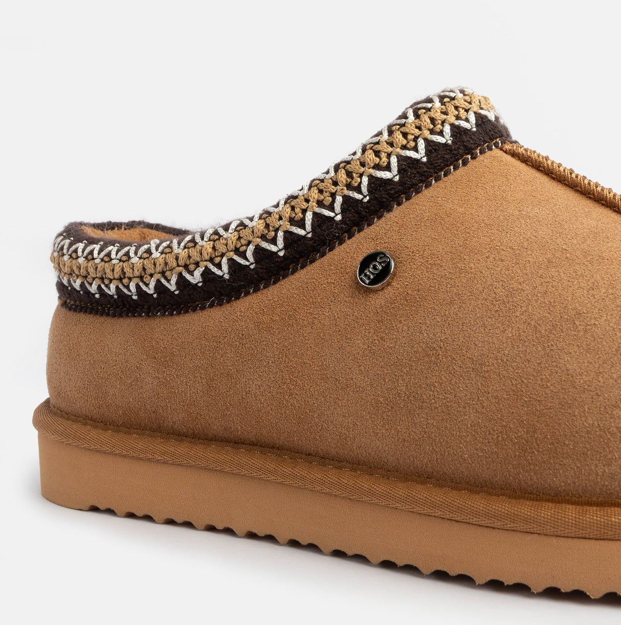 HOS Sheepskin BELLA Womens Full Slippers Chestnut