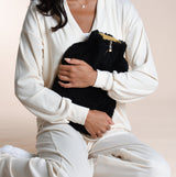 HOS Sheepskin IRIS Sheepskin Hot Water Bottle Black