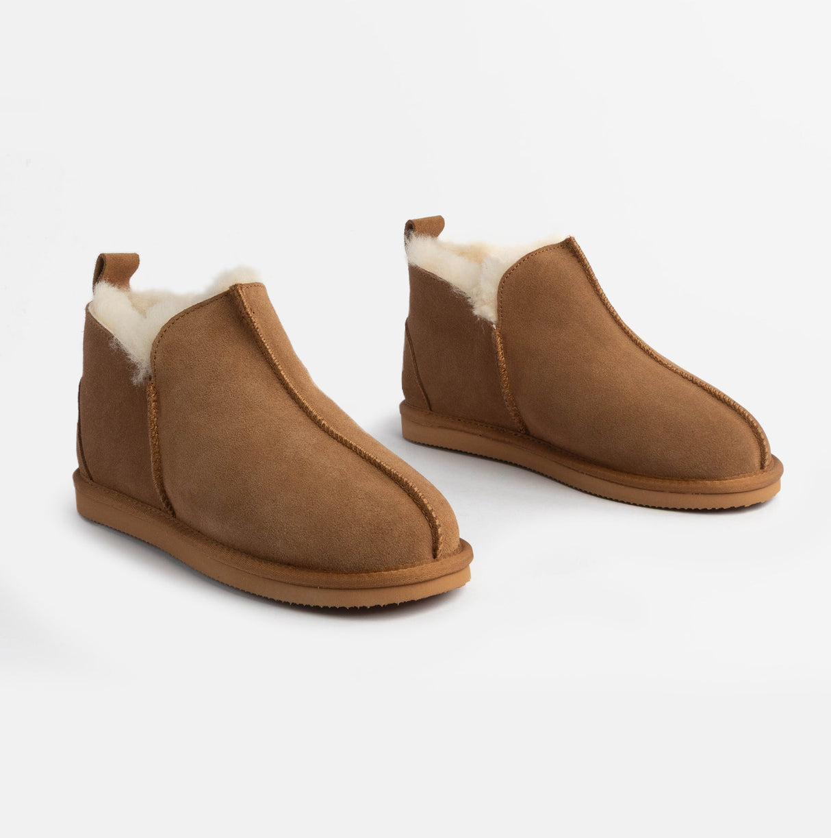 HOS Sheepskin TIA Womens Boot Slippers Chestnut