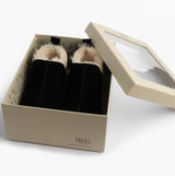 HOS Sheepskin TIA Womens Boot Slippers Black