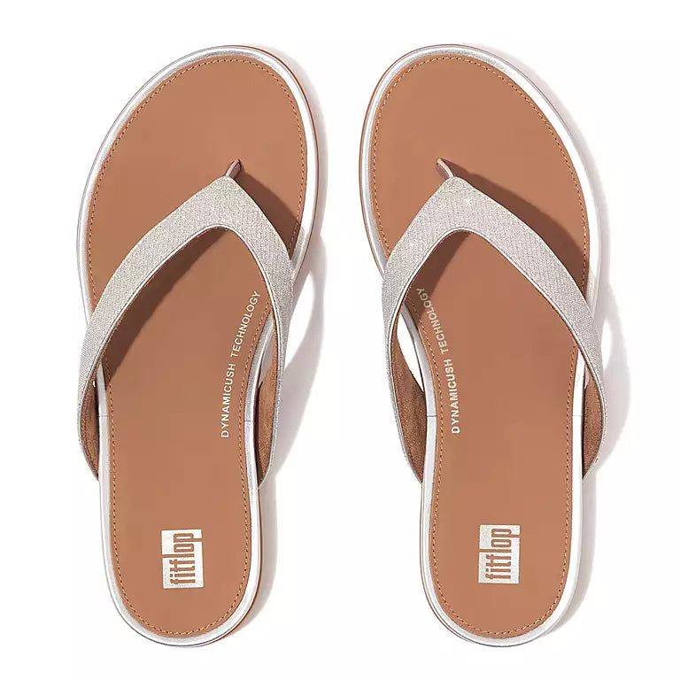 FitFlop GRACIE SHIMMERLUX Womens Flip Flops Silver