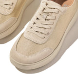 FitFlop RALLY GLITZ-CANVAS Womens Trainers Platino