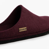Haflinger SOFT Womens Slippers Bordeaux