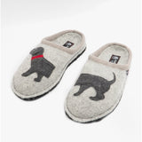 Haflinger DOGGY Womens Slippers Grey