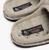 Haflinger SONGBIRD Womens Slippers Mottled Stone Grey