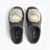 Haflinger LAMBY Womens Slippers Anthracite