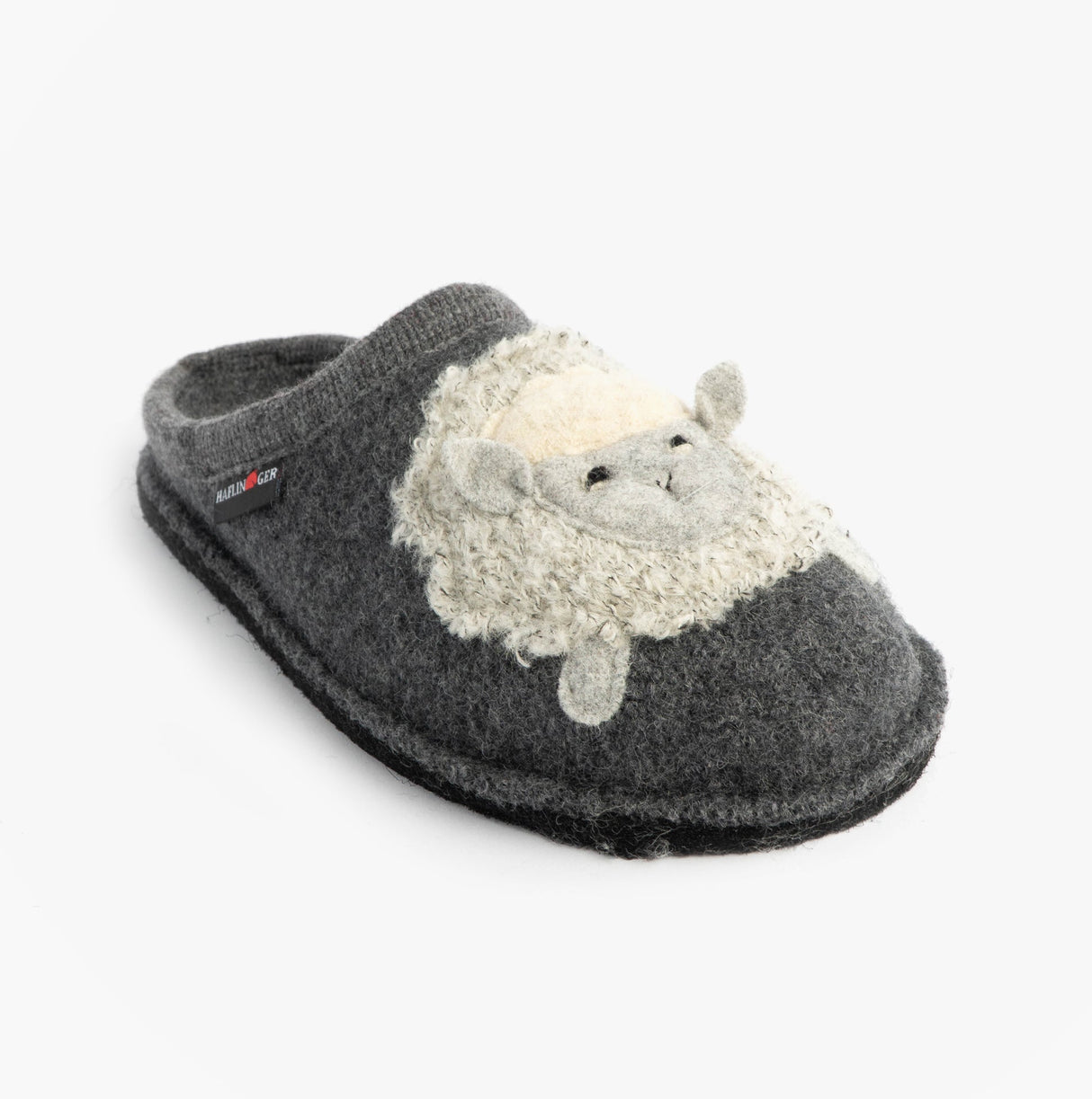 Haflinger LAMBY Womens Slippers Anthracite