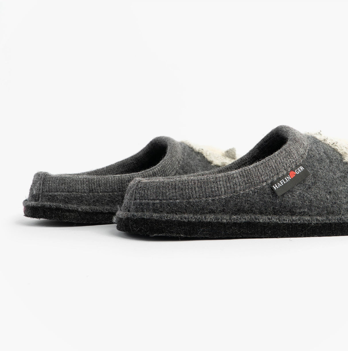 Haflinger LAMBY Womens Slippers Anthracite