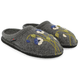 Haflinger VIOLA Womens Slippers Anthracite