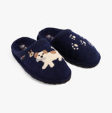 Haflinger FIDO Womens Slippers Navy