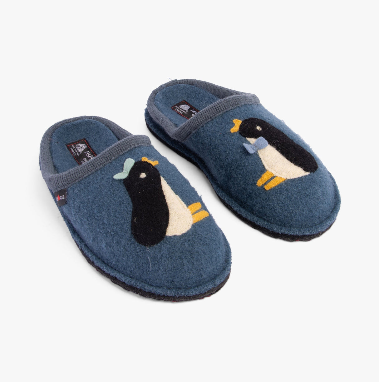 Haflinger PINGU Womens Slippers Powder Blue