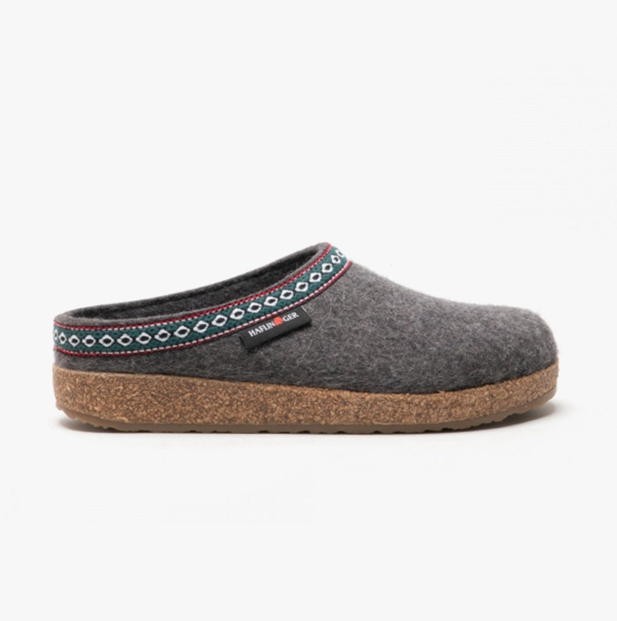 Haflinger FRANZL Womens Wool Clogs Anthracite