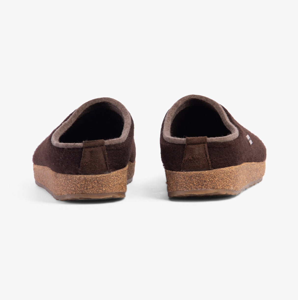 Haflinger KRIS Womens Felt Clogs Espresso
