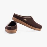 Haflinger KRIS Womens Felt Clogs Espresso