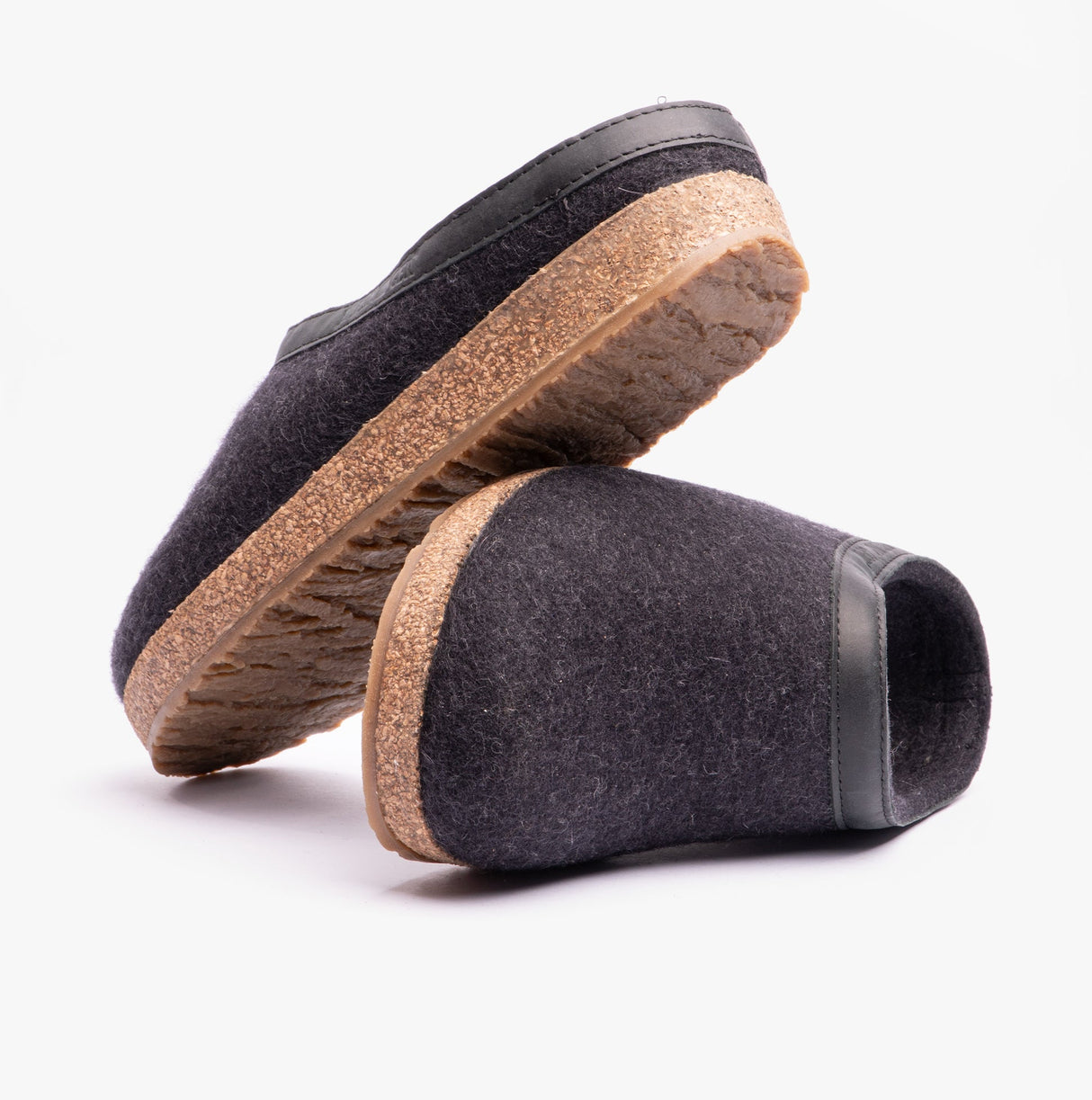 Haflinger TORBEN Womens Slippers Graphite