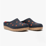 Haflinger CUORICINI Womens Slippers Navy