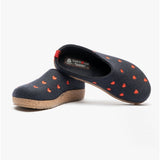 Haflinger CUORICINI Womens Slippers Navy