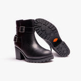 Harley Davidson LALANNE DBL STRAP CE Womens Short Boots Black
