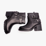 Harley Davidson LALANNE DBL STRAP CE Womens Short Boots Black