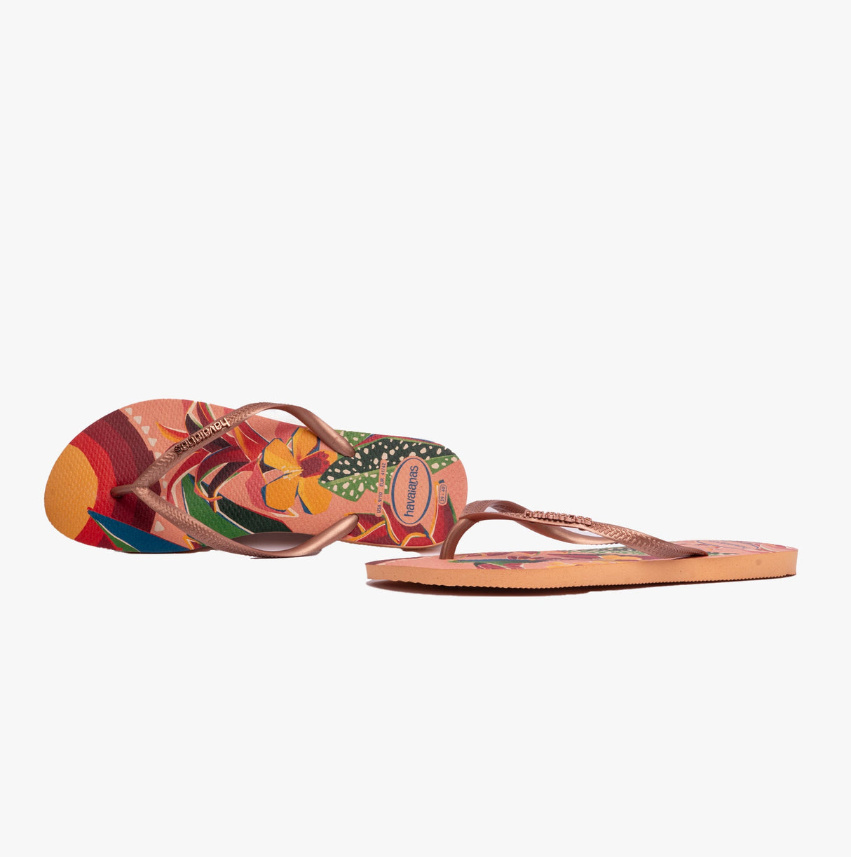Havaianas SLIM TROPICAL Womens Sandals Peach