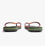 Havaianas BRASIL MIX Womens Sandals Olive Green/Sunset Orange