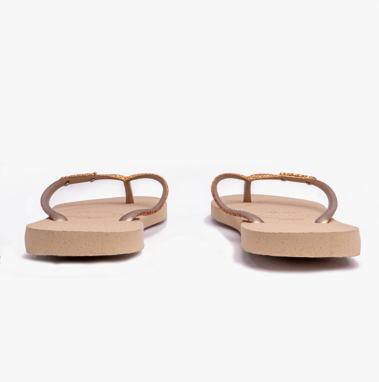 Havaianas SLIM GLITTER II Womens Flip-Flop Sandals Sand/Golden Light Metallic