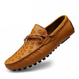 Accept OEM in Ready Stock Handmade Pure Real Genuine Leather Breathable 4 Season Men Dress Business Loafers