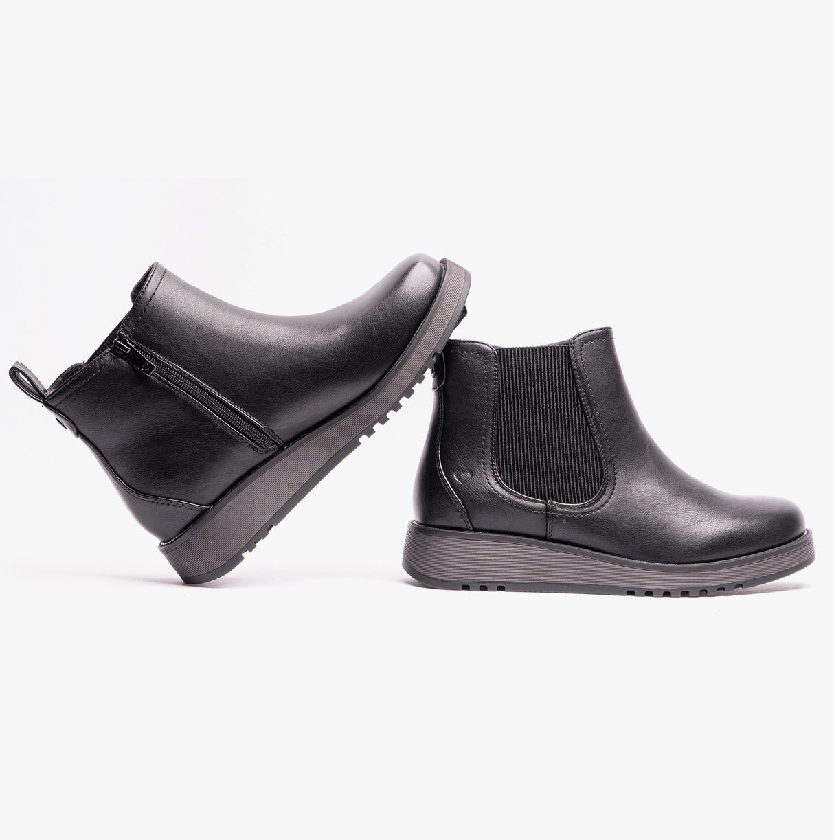 Heavenly Feet NEW ROLO2 Womens Chelsea Boots Black