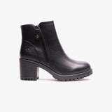 Heavenly Feet LARKIN Womens Ankle Zip Boots Black