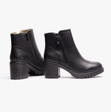Heavenly Feet LARKIN Womens Ankle Zip Boots Black