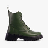Heavenly Feet KRISSY Womens Ankle Boots Leaf Green