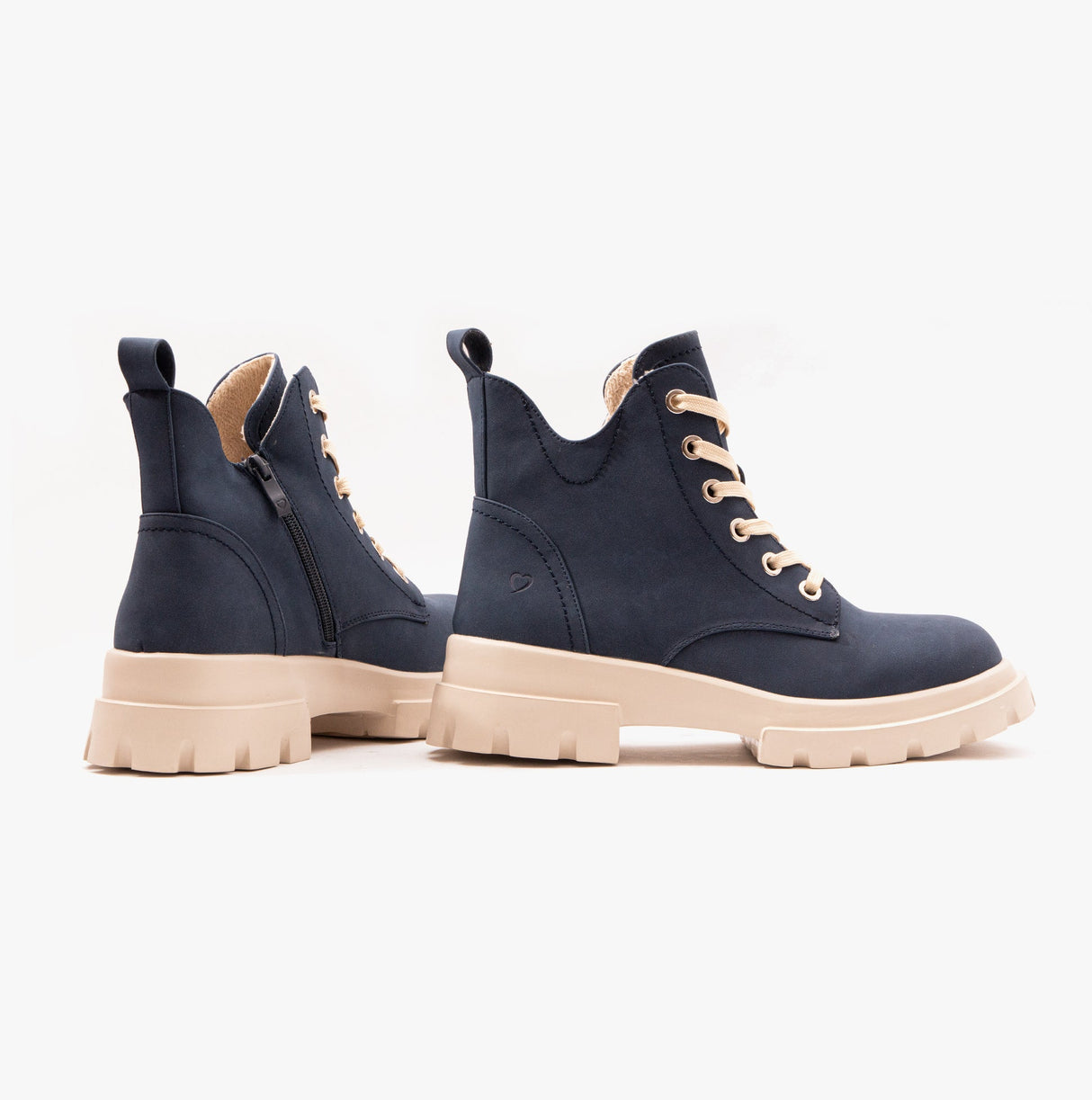 Heavenly Feet CLEA Womens Lace Ankle Boots Midnight