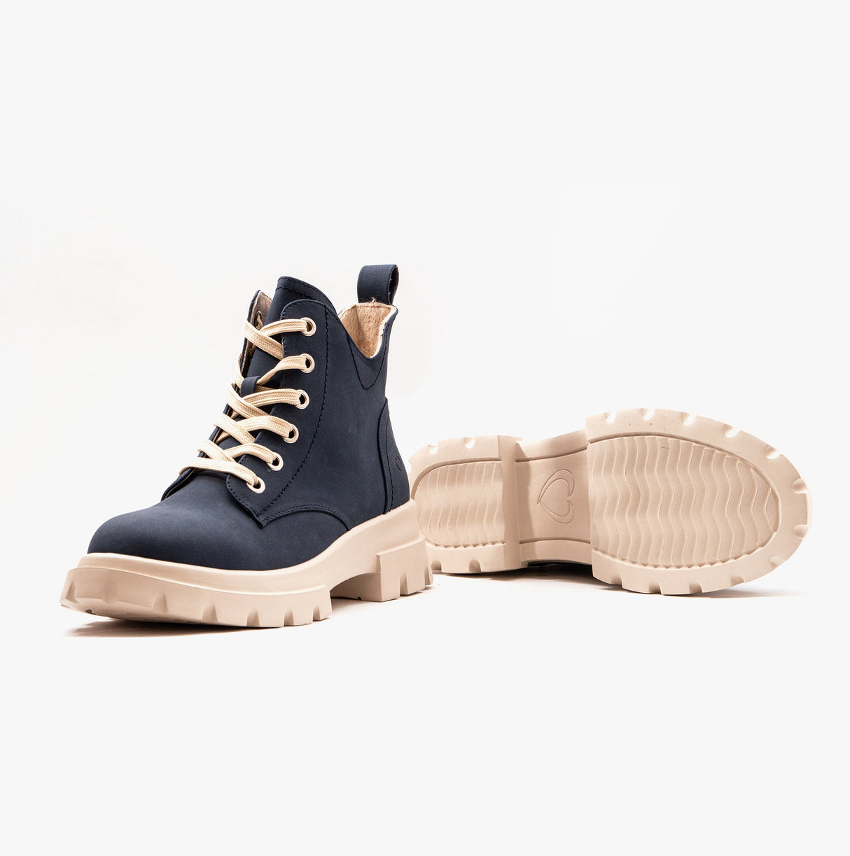 Heavenly Feet CLEA Womens Lace Ankle Boots Midnight