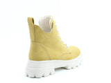 Heavenly Feet CLEA Womens Lace Ankle Boots Mustard