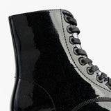 Heavenly Feet JUSTINA2 GLITTER Womens Ankle Boots Black Glitter