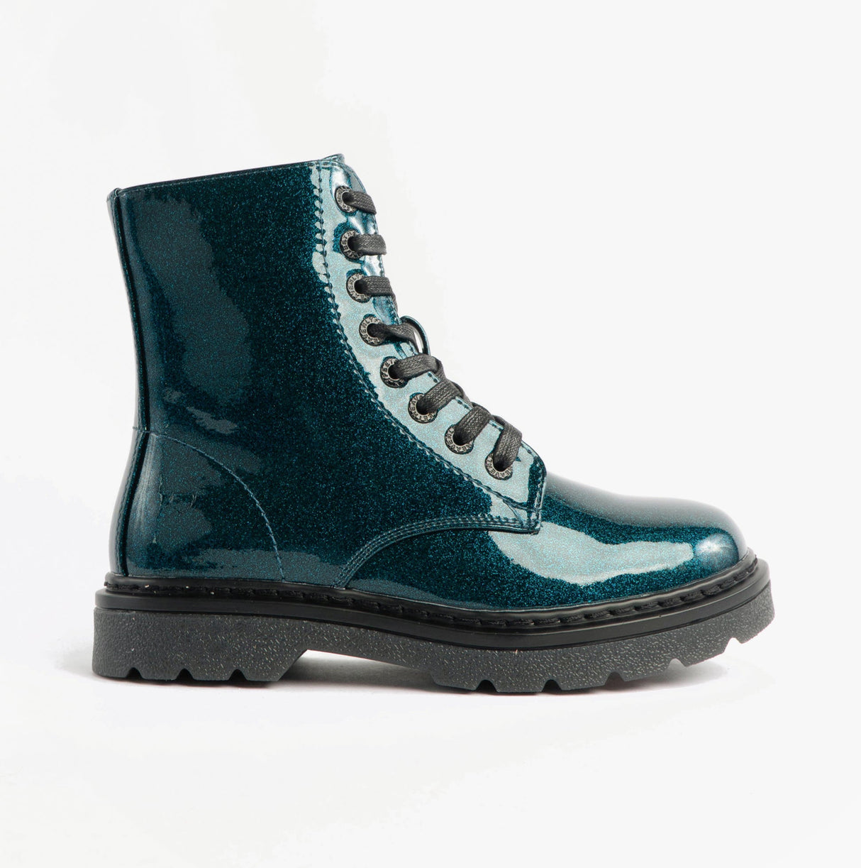 Heavenly Feet JUSTINA2 GLITTER Womens Ankle Boots Ocean Glitter