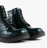 Heavenly Feet JUSTINA2 GLITTER Womens Ankle Boots Ocean Glitter