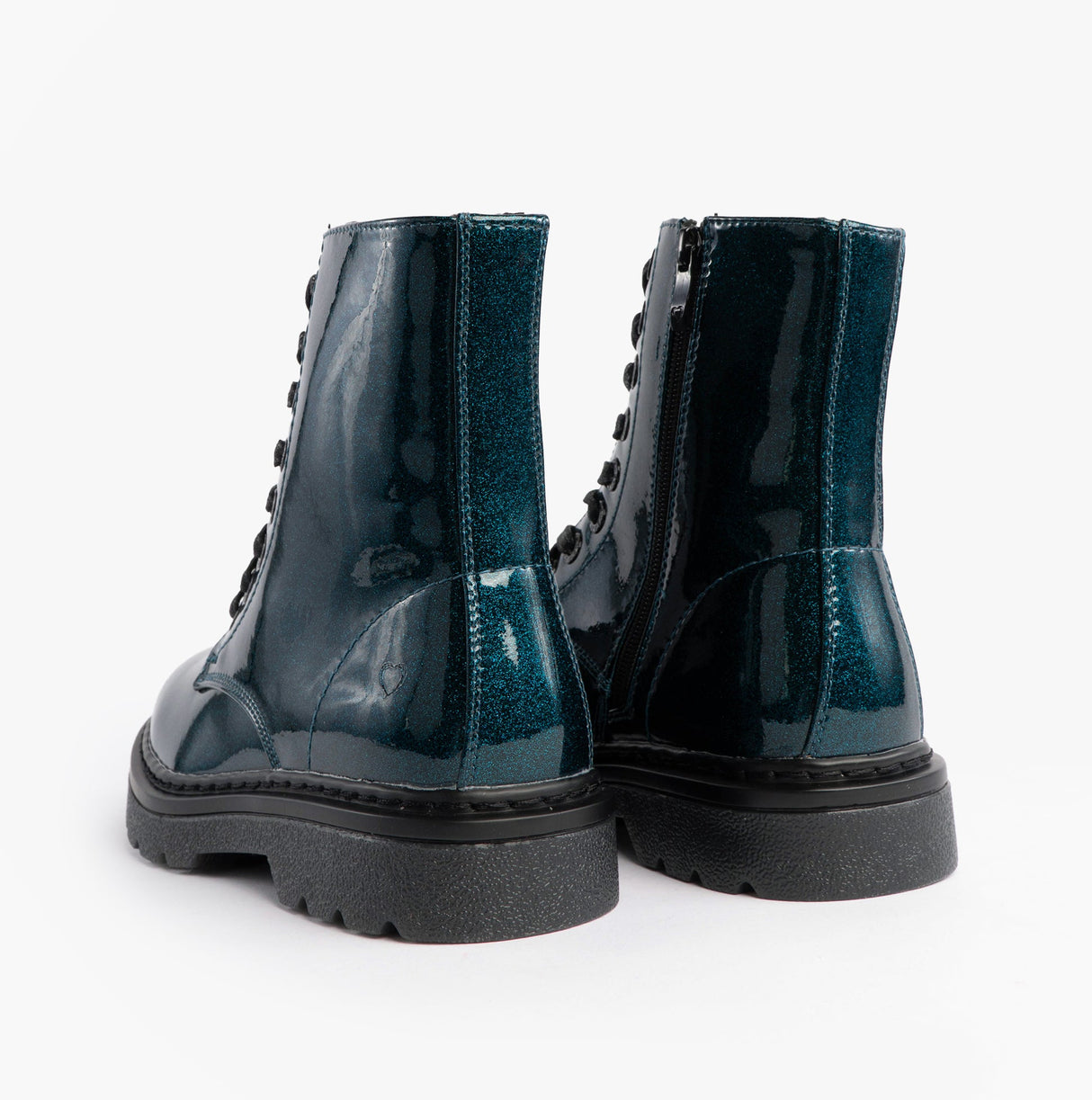 Heavenly Feet JUSTINA2 GLITTER Womens Ankle Boots Ocean Glitter