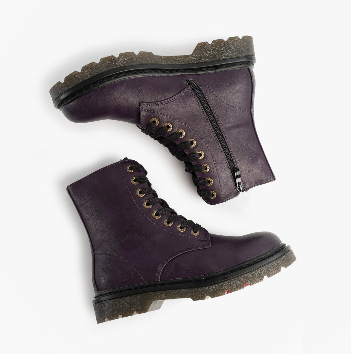 Heavenly Feet JUSTINA2 Womens Ankle Boots Purple