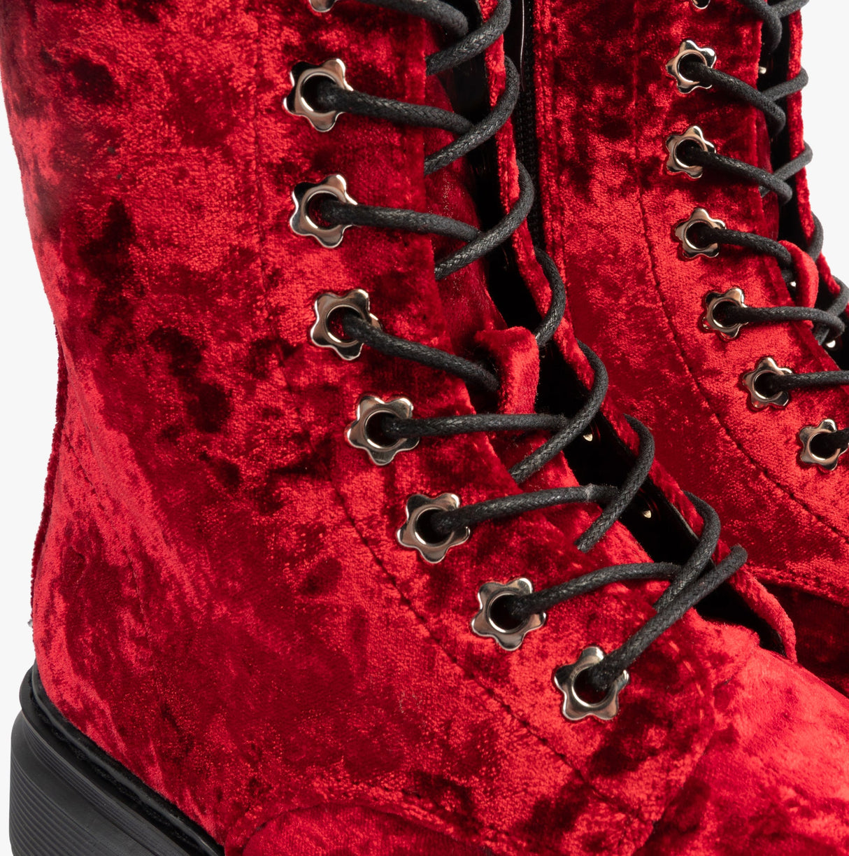 Heavenly Feet EVA Womens Lace Up Boots Scarlett Velour