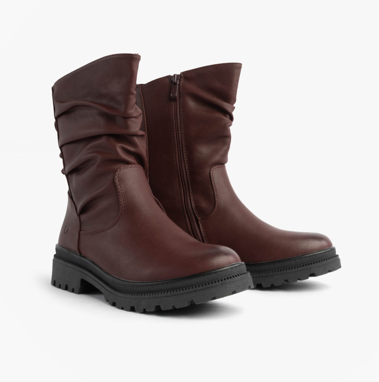 Heavenly Feet GRETEL Womens Boots Burgundy