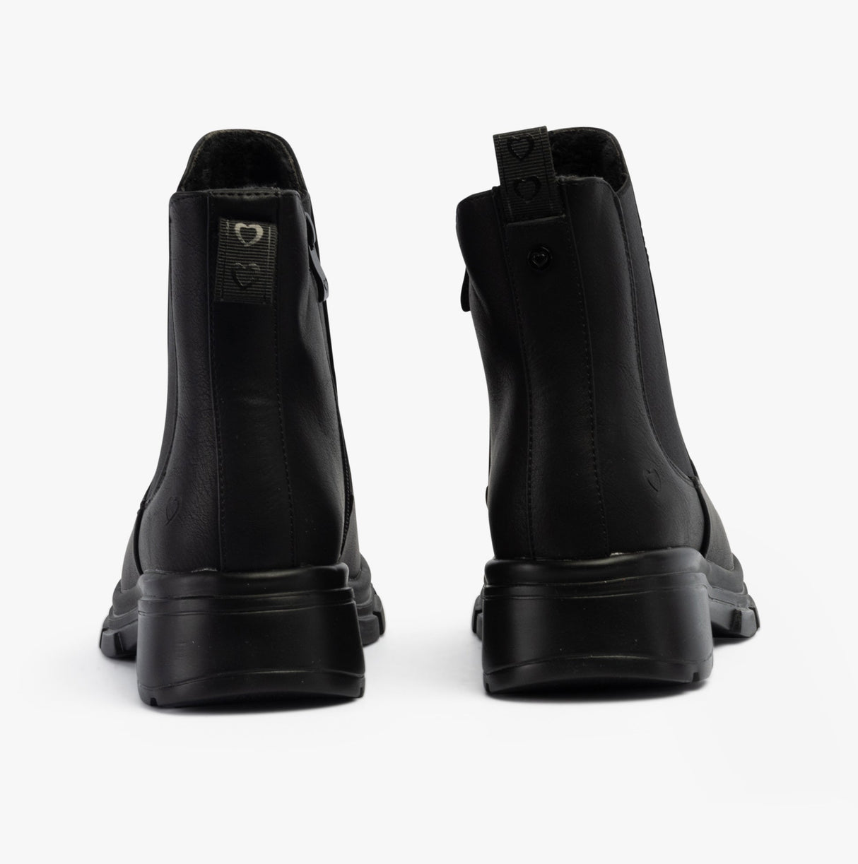 Heavenly Feet REMY Womens Chelsea Boots Black
