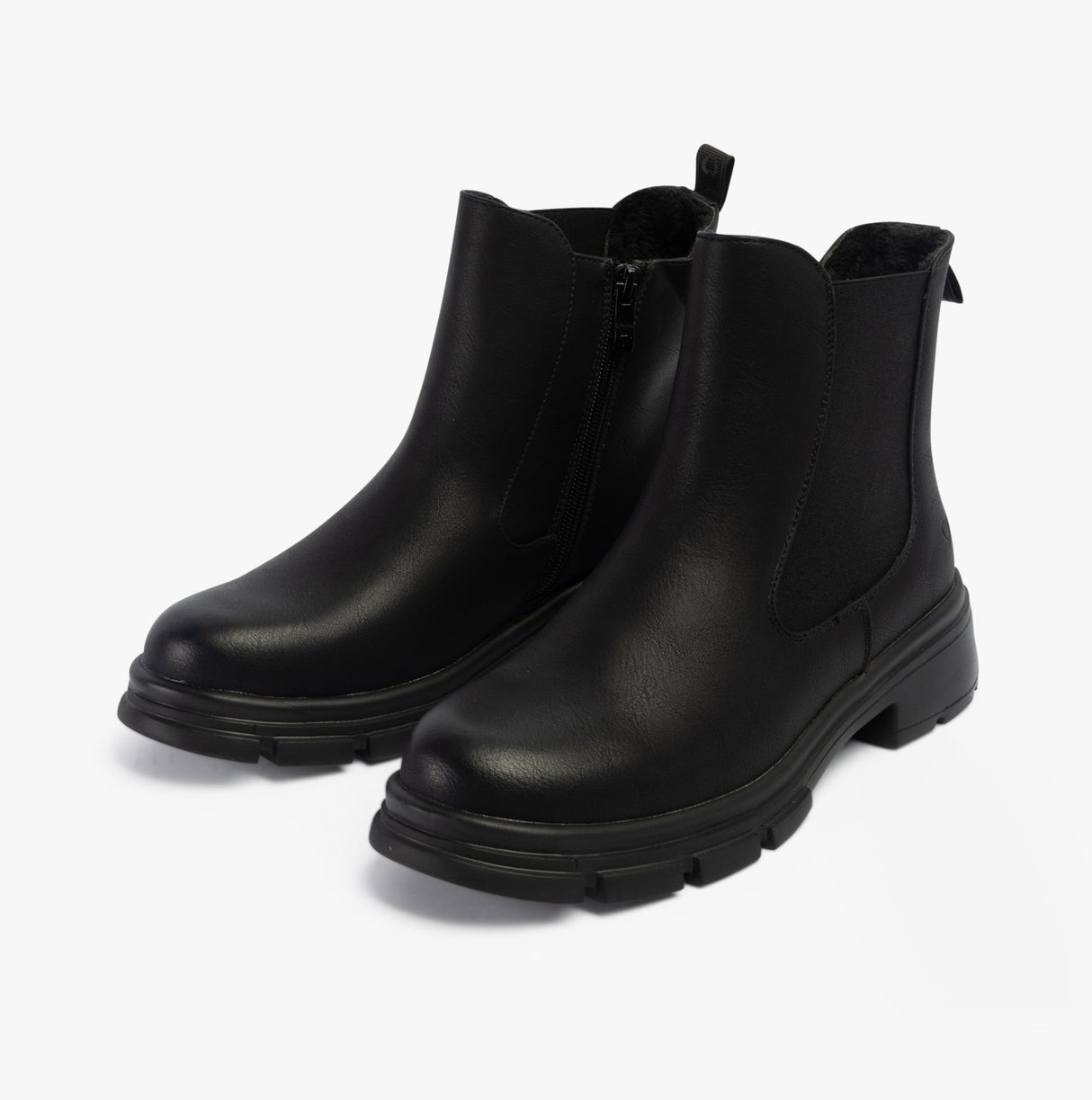 Heavenly Feet REMY Womens Chelsea Boots Black